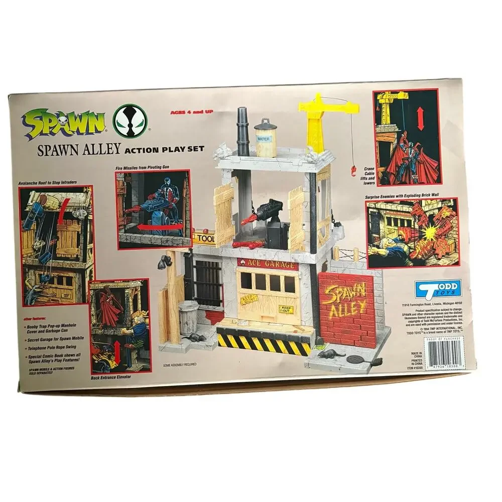 Spawn Alley Action Play Set Vintage Todd McFarlane Toy - 1994 - SEALED Brand New